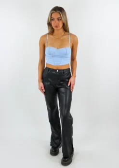 Tic Toc Party Girl Top ★ Baby Blue Best Sellers