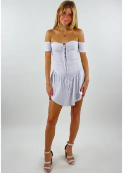Stevenella Piece Of Me Dress ★ White