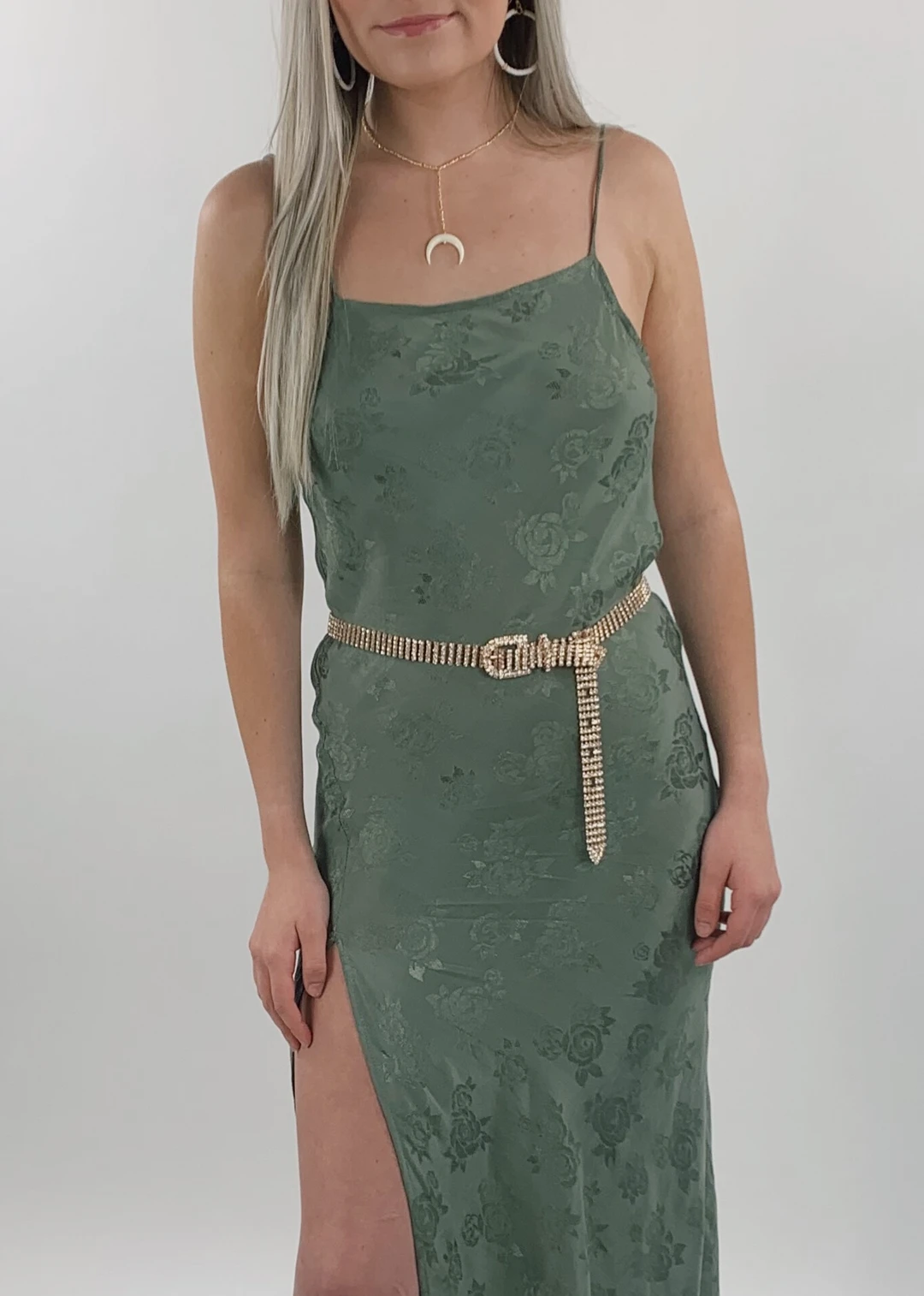 Fame Accessories Crystal Rhinestone Belt ★ Gold Best Sellers 7 Fame Accessories Crystal Rhinestone Belt ★ Gold Best Sellers