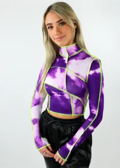 Stevenella Aspen Long Sleeve Top ★ Purple Tops