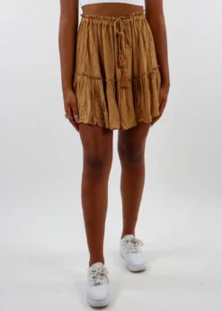 Elan Favorite Crime Skirt ★ Mocha Bottoms