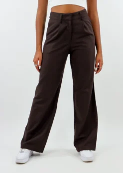 Motel Bottoms Stay A Little Longer Pants ★ Brown