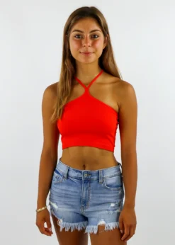 NIKIBIKI Renegade Top ★ Red Seamless Tops