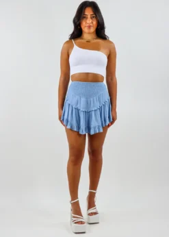 Rock N Rags Best Sellers Sante Fe Skirt ★ Powder Blue