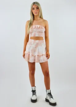 Rock N Rags Staring At The Sun Skirt ★ Blush Bottoms