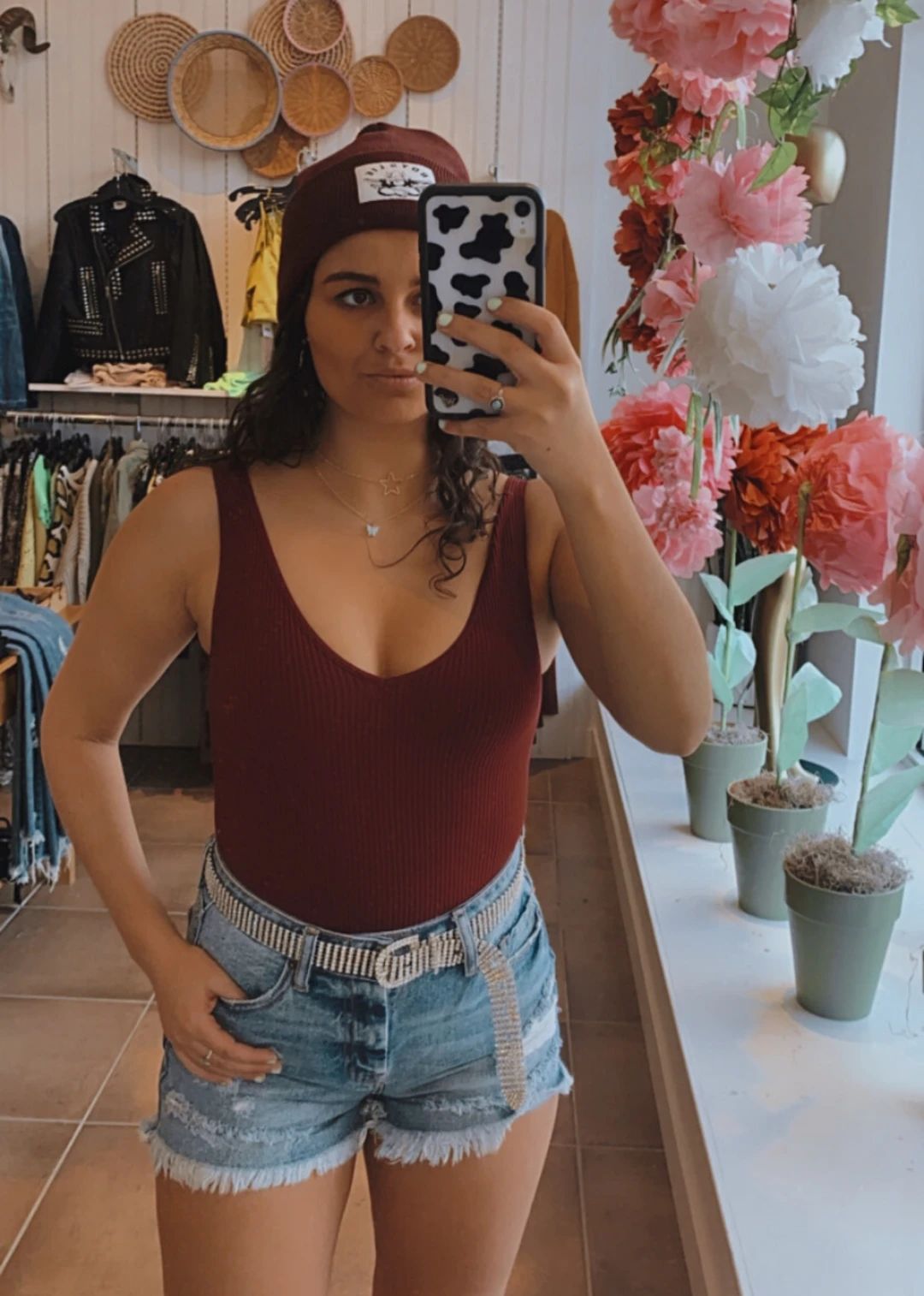 NIKIBIKI Take The Plunge Full Length Top ★ Wine Seamless Tops 4 NIKIBIKI Take The Plunge Full Length Top ★ Wine Seamless Tops