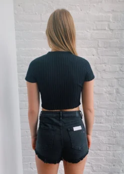 Cotton Candy Tops In My Feelings Top ★ Black