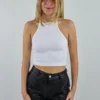 By Together Tops Don't Go Halter Tank ★ White