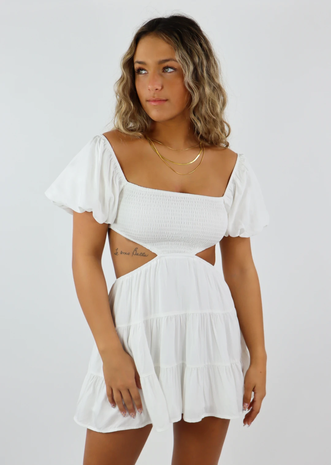 Sky To Moon Newness Break Free Dress ★ White 6 Sky To Moon Newness Break Free Dress ★ White