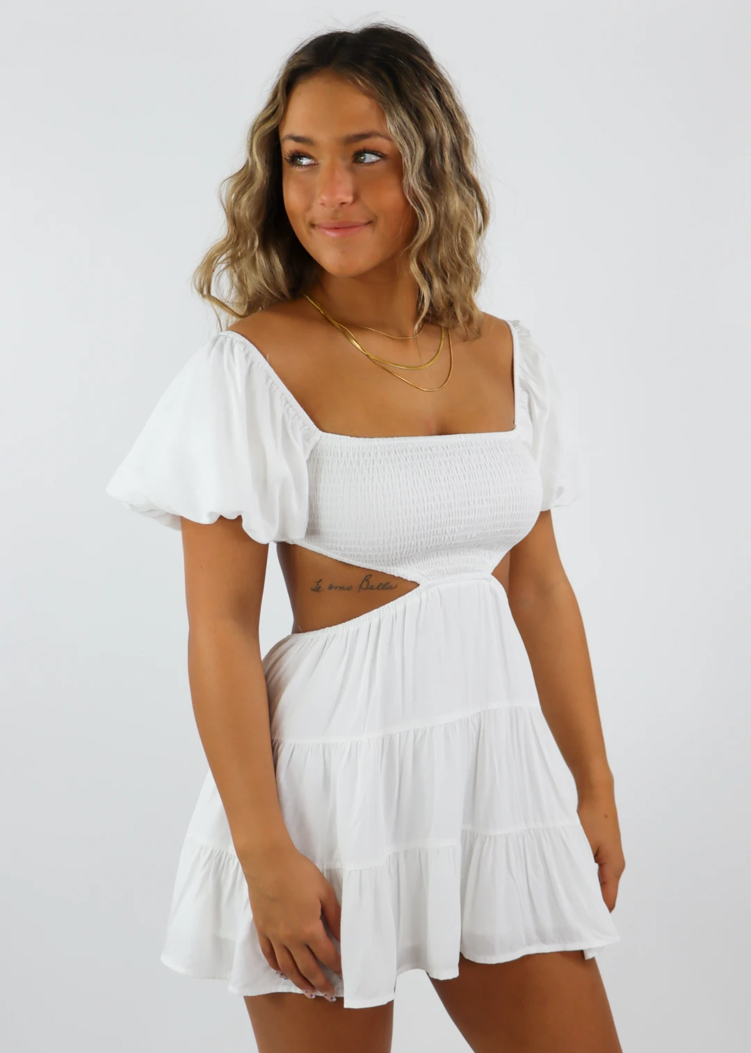 Sky To Moon Newness Break Free Dress ★ White 7 Sky To Moon Newness Break Free Dress ★ White