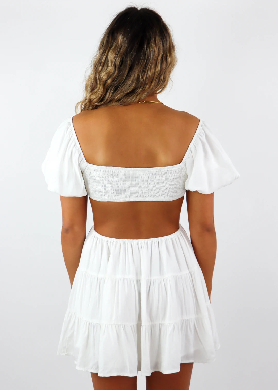 Sky To Moon Newness Break Free Dress ★ White 8 Sky To Moon Newness Break Free Dress ★ White