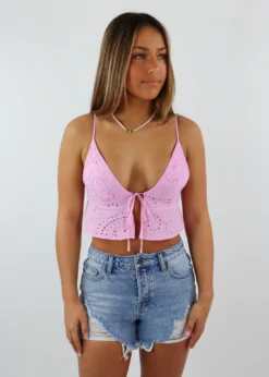 Sky To Moon Newness Best I Ever Had Tank ★ Pink