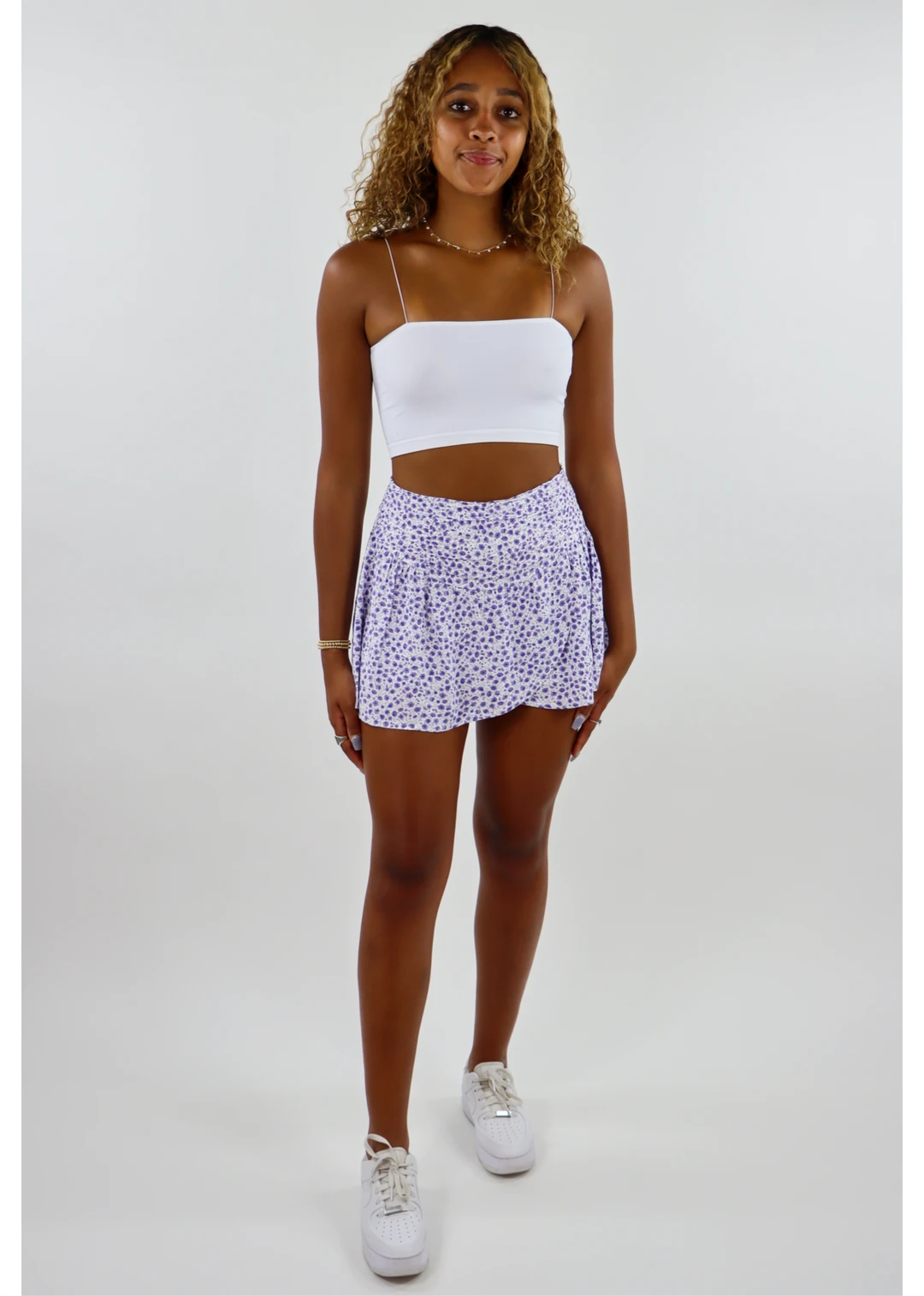 Le Lis Bottoms Beautiful Escape Skirt ★ Purple Floral 7 Le Lis Bottoms Beautiful Escape Skirt ★ Purple Floral