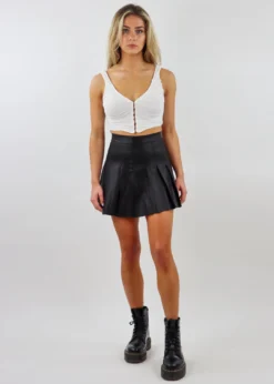 Le Lis Bottoms What A Shame Tennis Skirt ★ Black 10 Le Lis Bottoms What A Shame Tennis Skirt ★ Black