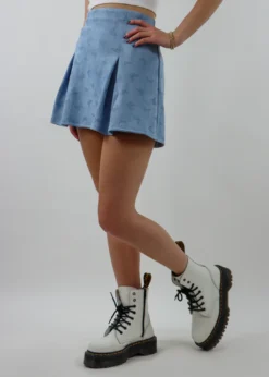 Le Lis Bottoms Butterfly Doors Skirt ★ Baby Blue