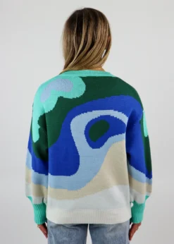 Pretty Garbage Tops Blue World Sweater ★ Multi Color 8 Pretty Garbage Tops Blue World Sweater ★ Multi Color