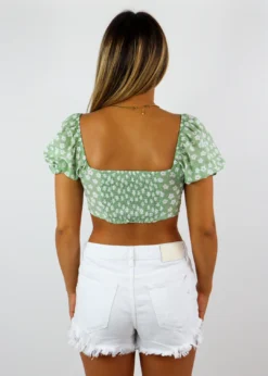Cotton Candy Newness I Wonder Top ★ Sage Floral