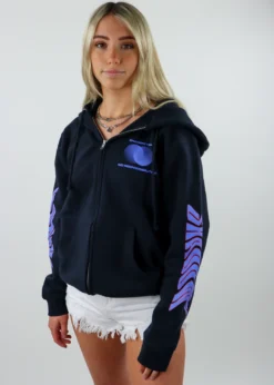 Shadow Hill Blue Lava Zip Up Hoodie ★ Black 8 Shadow Hill Blue Lava Zip Up Hoodie ★ Black