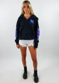 Shadow Hill Blue Lava Zip Up Hoodie ★ Black 11 Shadow Hill Blue Lava Zip Up Hoodie ★ Black