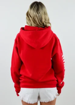 Shadow Hill Candy Red Foil Hoodie ★ Red