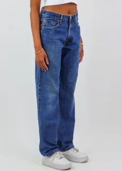 Vintage Levi's Newness Side To Side Vintage Levi Jeans ★ Dark Wash