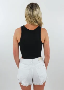 NIKIBIKI Best Sellers Spill The Tea High Neck Tank ★ Black