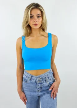 NIKIBIKI Spill The Tea Tank ★ Neon Blue Best Sellers