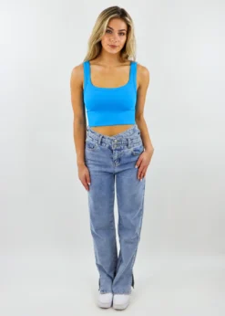 NIKIBIKI Spill The Tea Tank ★ Neon Blue Best Sellers