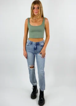 NIKIBIKI Spill The Tea Tank ★ Sage Newness