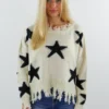 Rock N Rags Starstruck Sweater ★ Cream Tops 1 Rock N Rags Starstruck Sweater ★ Cream Tops