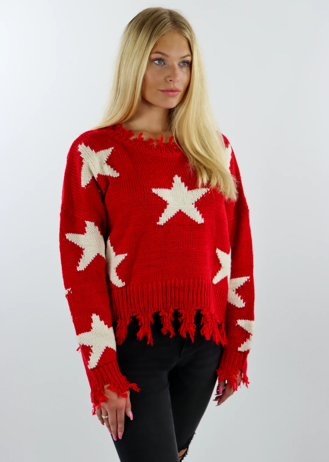 Rock N Rags Starstruck Sweater ★ Red Tops 4 Rock N Rags Starstruck Sweater ★ Red Tops