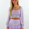 Rock N Rags Sunshine Daydream Long Sleeve Top ★ Lavender 2 Rock N Rags Sunshine Daydream Long Sleeve Top ★ Lavender