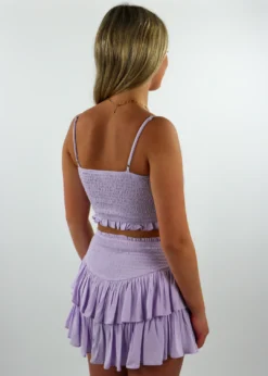 Rock N Rags Sunshine Daydream Smocked Tank ★ Lavender