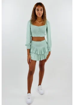 Rock N Rags Sunshine Daydream Long Sleeve Top ★ Sage 9 Rock N Rags Sunshine Daydream Long Sleeve Top ★ Sage