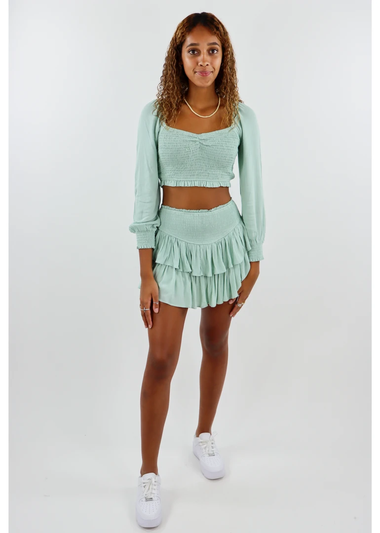 Rock N Rags Sunshine Daydream Long Sleeve Top ★ Sage 6 Rock N Rags Sunshine Daydream Long Sleeve Top ★ Sage