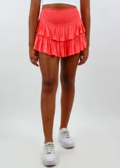 Rock N Rags Sunshine Daydream Skirt ★ Coral