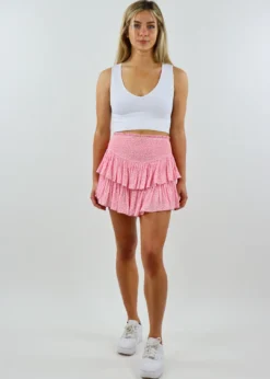 Rock N Rags Sunshine Daydream Skirt ★ Pink Floral