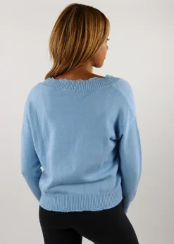 Rock N Rags Best Sellers The Sweet Life Sweater ★ Baby Blue