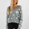 Rock N Rags Best Sellers The Sweet Life Sweater ★ Grey With Stars 1 Rock N Rags Best Sellers The Sweet Life Sweater ★ Grey With Stars