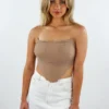 Tic Toc Nights Like This Corset Top ★ Camel