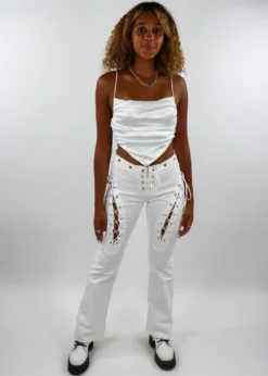 Tic Toc No Option Tank ★ White Tops