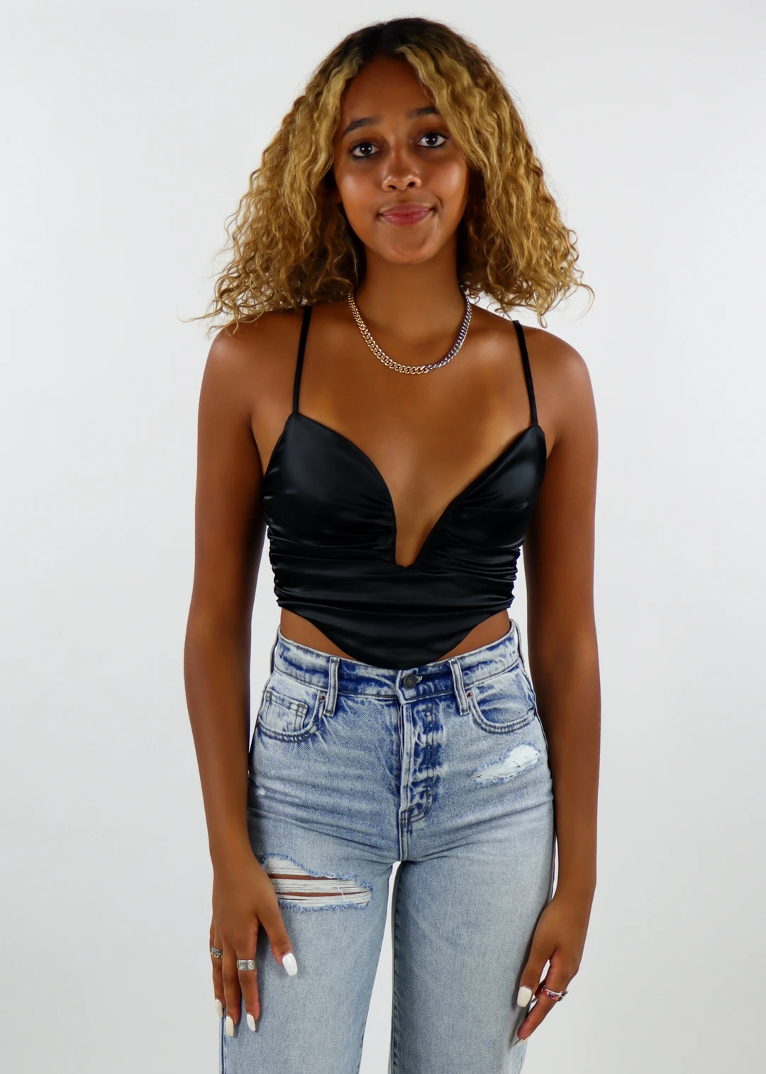 Tic Toc Newness Belle Tank Top ★ Black 5 Tic Toc Newness Belle Tank Top ★ Black