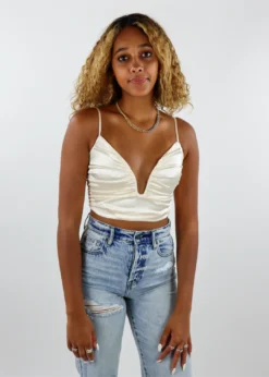 Tic Toc Belle Tank Top ★ Champagne