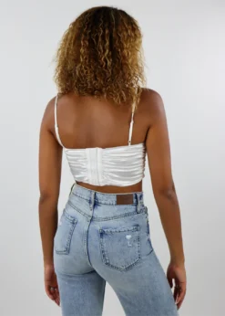 Tic Toc Newness Belle Tank Top ★ White