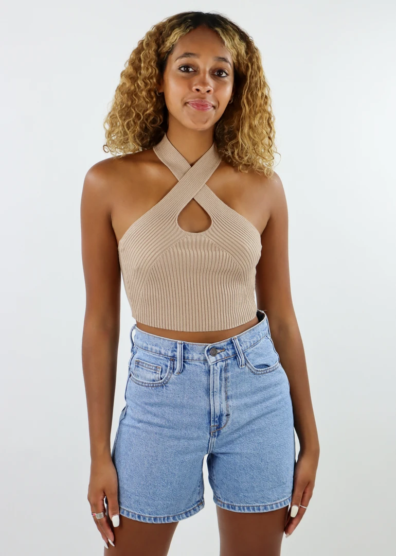 Tic Toc Don't Get It Twisted Top ★ Camel 3 Tic Toc Don't Get It Twisted Top ★ Camel