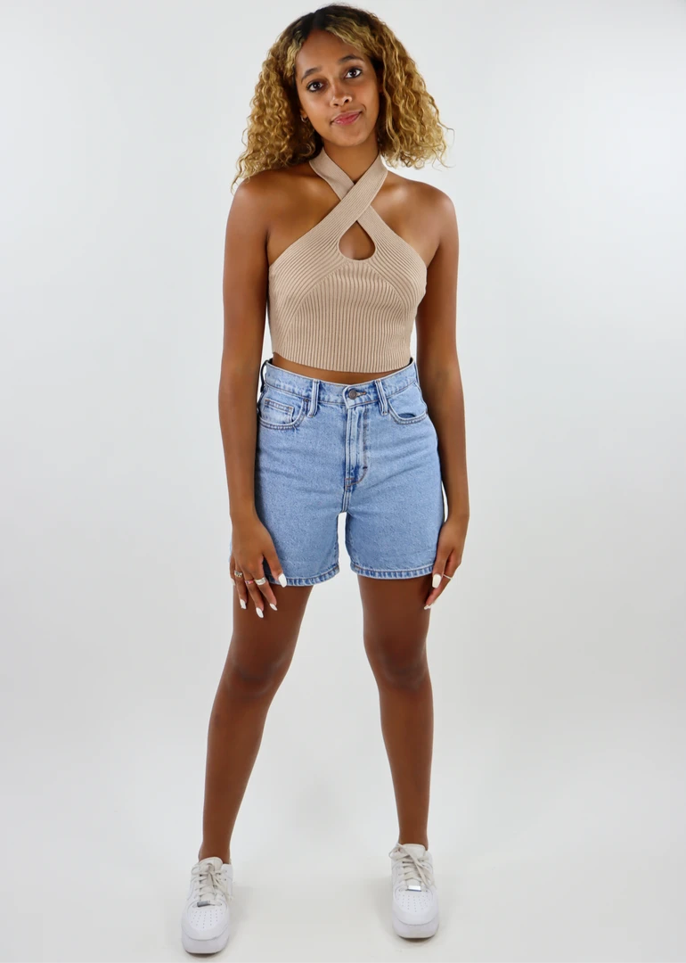 Tic Toc Don't Get It Twisted Top ★ Camel 7 Tic Toc Don't Get It Twisted Top ★ Camel