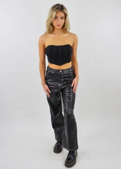 Tic Toc Tops Gonna Get This Corset Top ★ Black