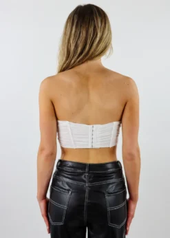 Tic Toc Tops Gonna Get This Corset Top ★ White