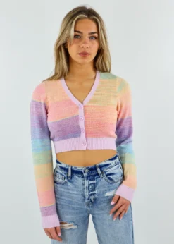 Tic Toc Sweetener Cardigan ★ Multi Color Tops