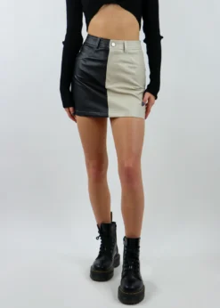Bailey Rose Bottoms Smooth Moves Skirt ★ Black & Tan